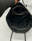 Michael Kors Gray And White Leather Colorblock Tote Bag
