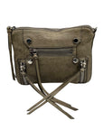 Botiker Grey Moto-Style Crossbody