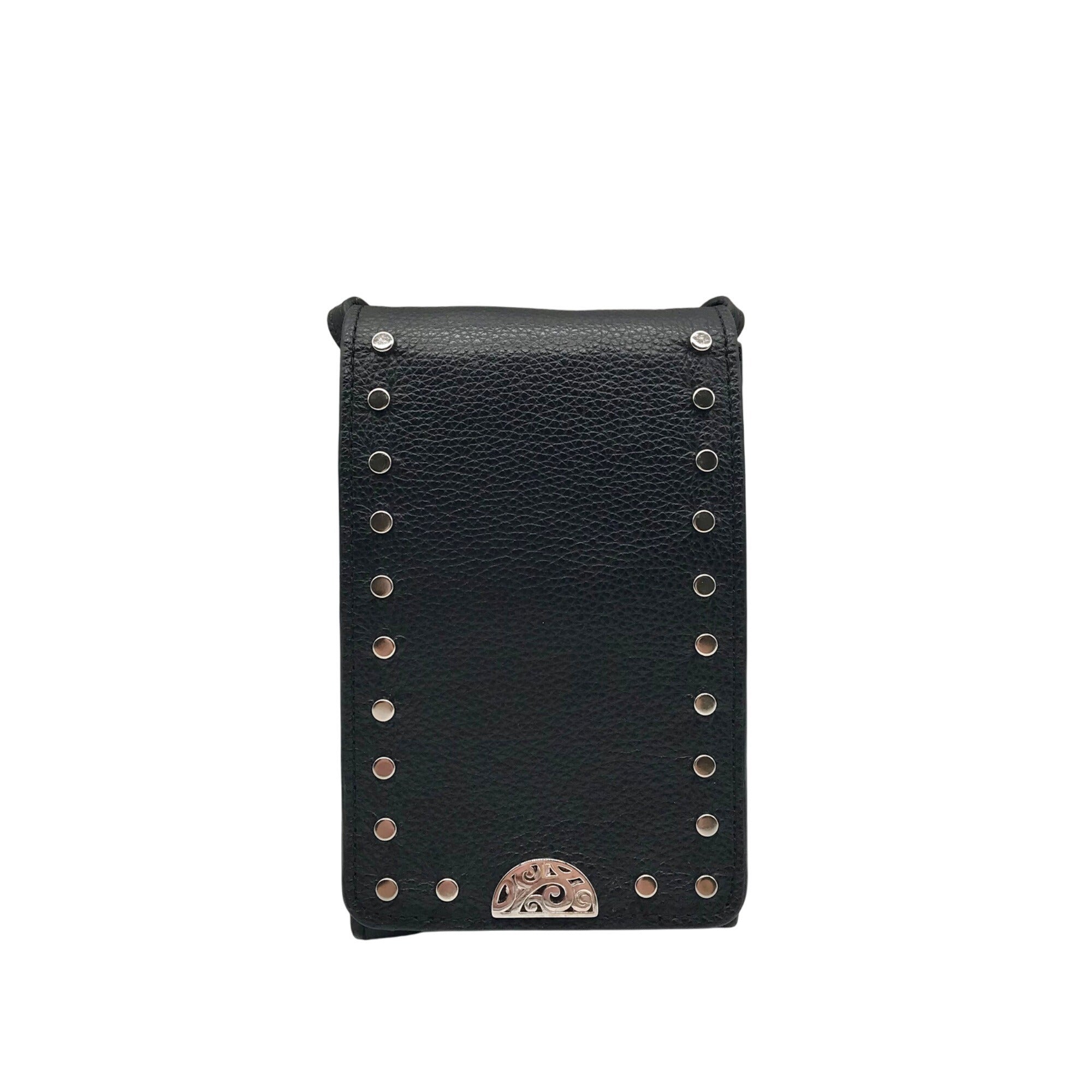 Brighton Black Pebbled Leather Pretty Tough Rox Phone Organizer 