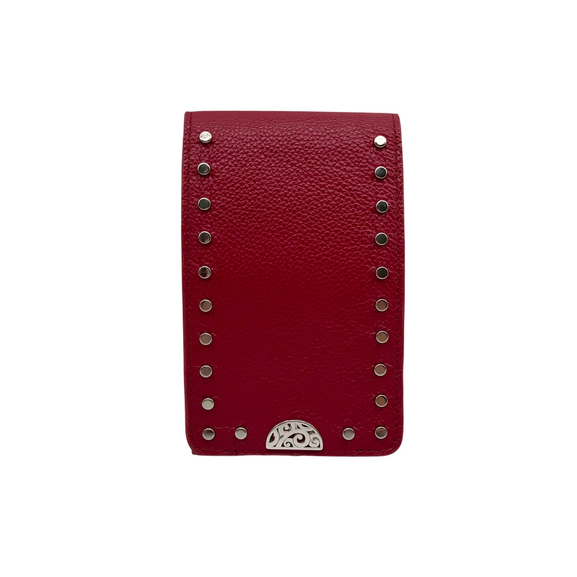 Brighton Red  Pebbled Leather Pretty Tough Rox Phone Organizer
