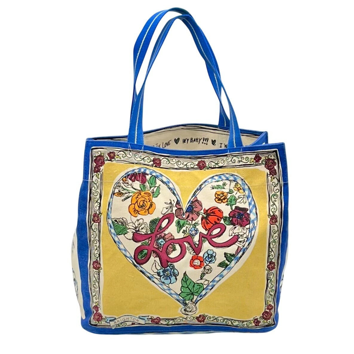 Brighton Tied With Love Canvas Tote Bag