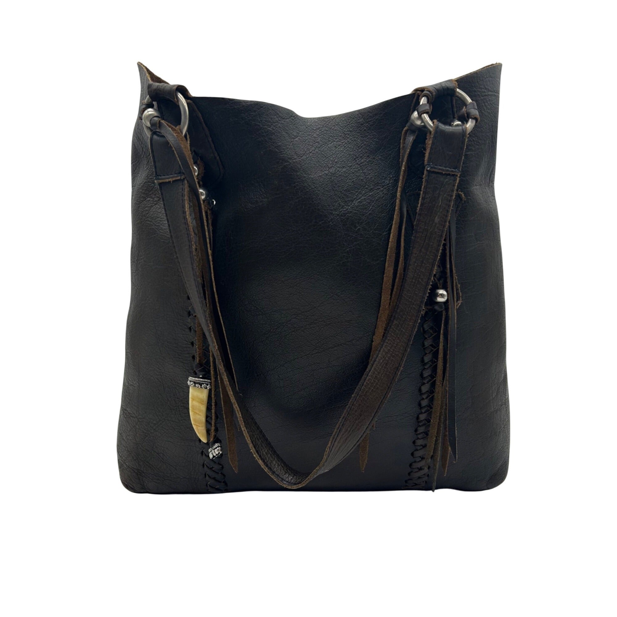 Brown Leather Tote Bag