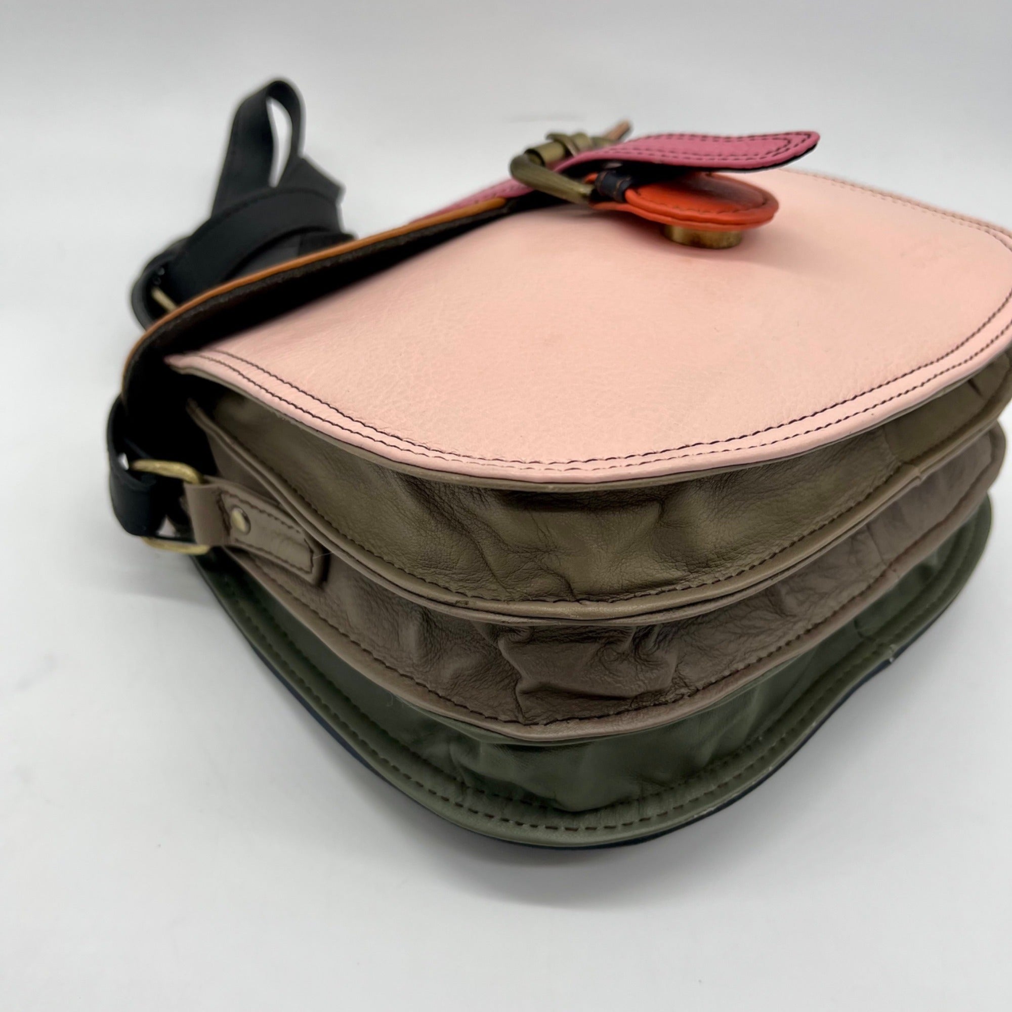 Soruka Multicolored Leather Crossbody Bag