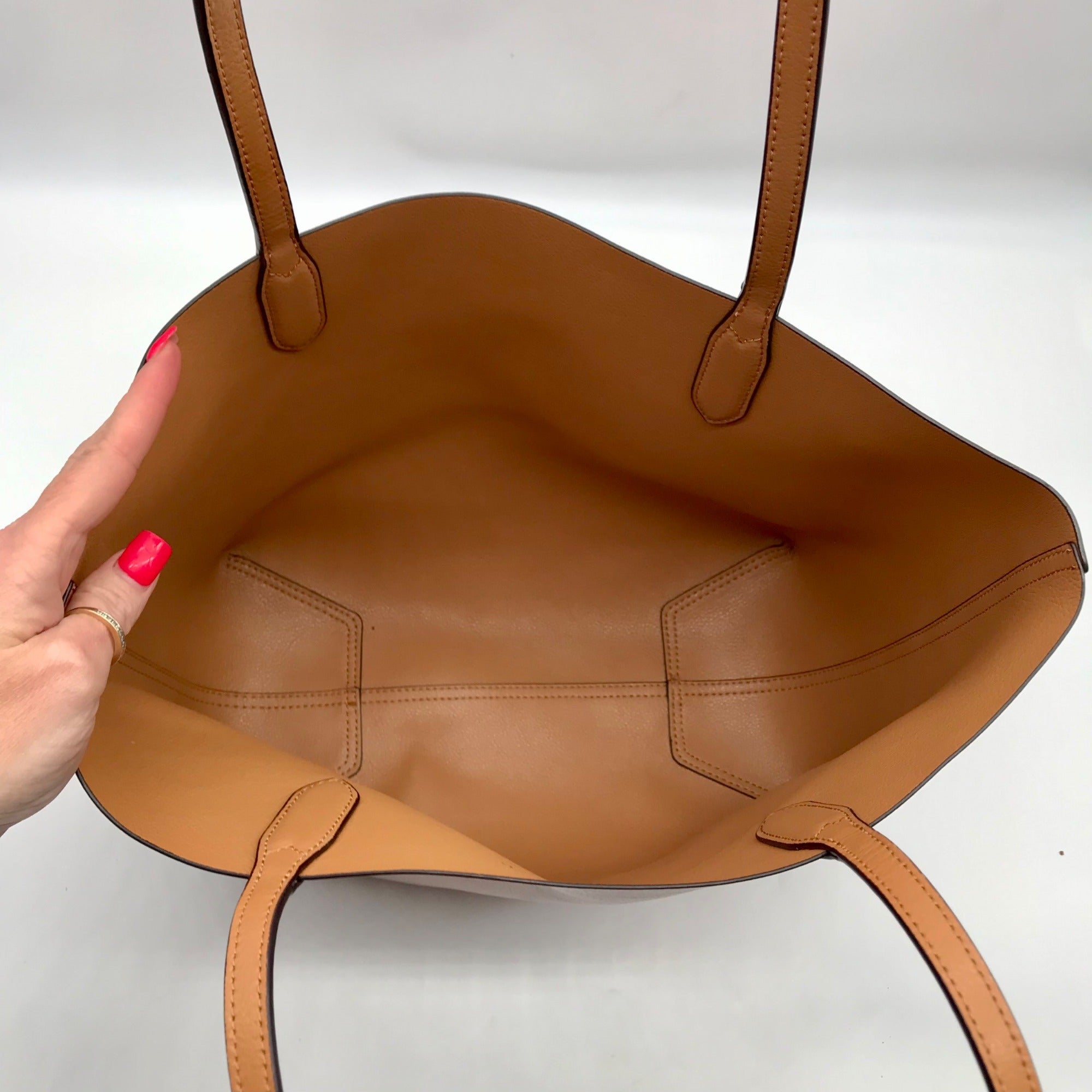 Kate Spade Pink Leather Reversible Tote Bag