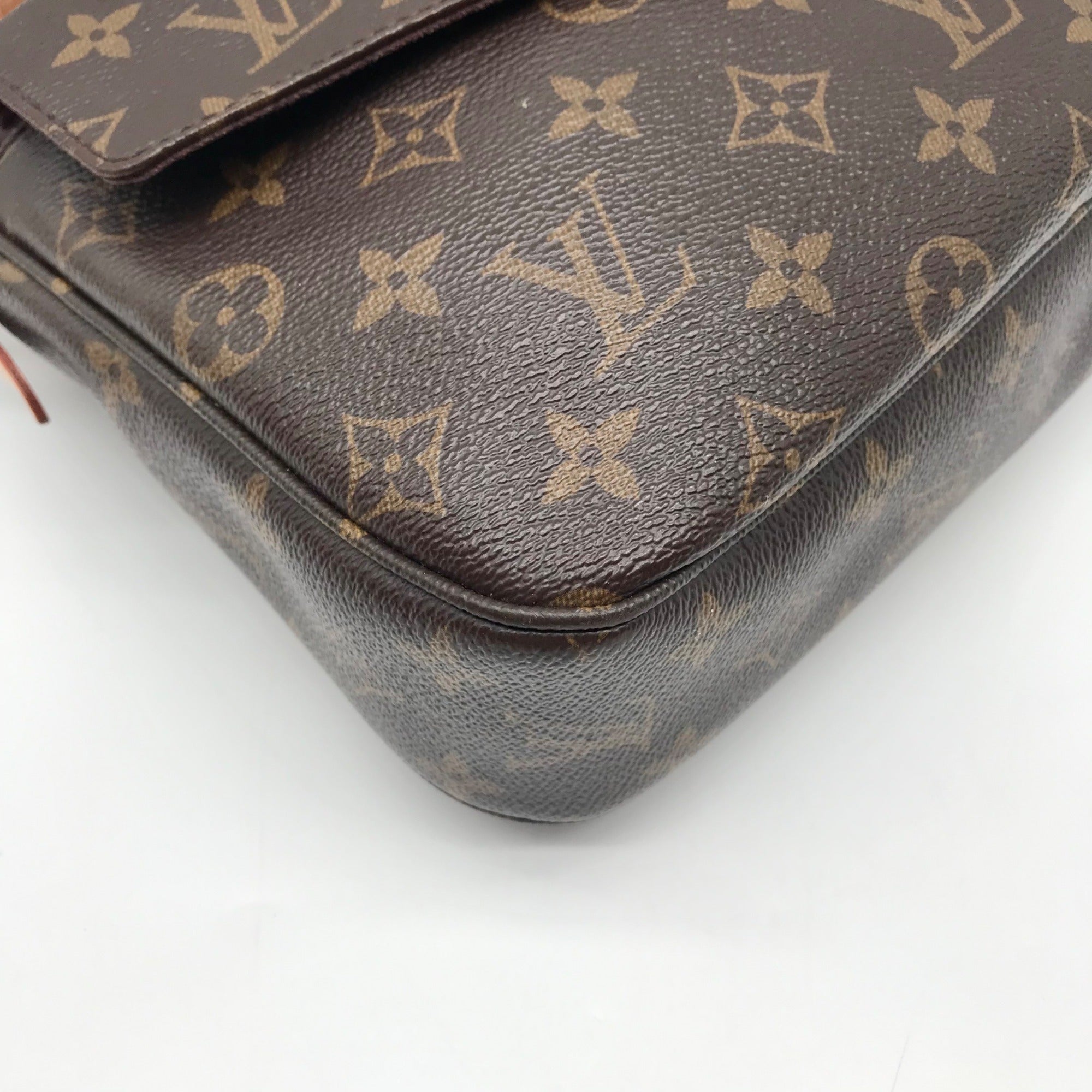 Louis Vuitton Brown Monogram Coated Canvas Mabillon Crossbody Bag