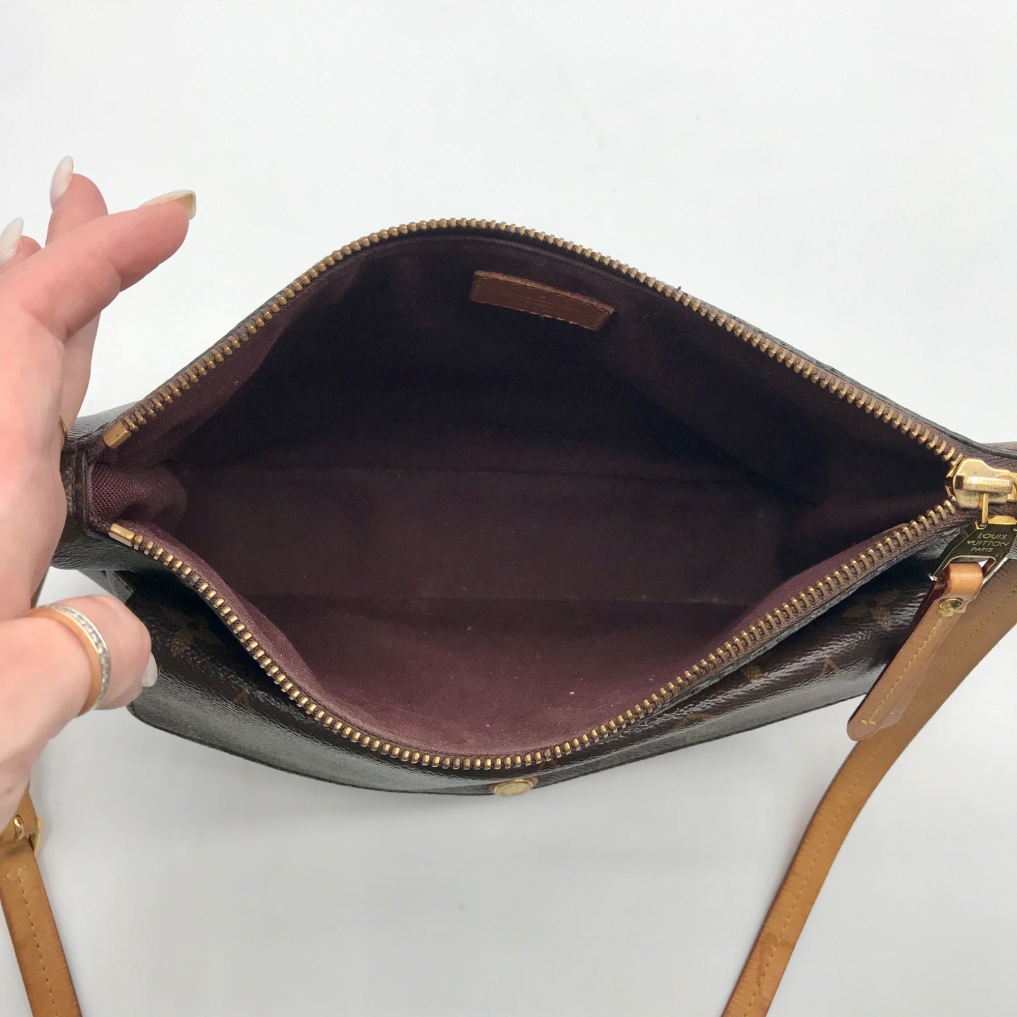 Louis Vuitton Brown Monogram Coated Canvas Mabillon Crossbody Bag