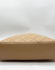 Like Dreams Camel Quilted Convertible Shoulder Bag With Wallet