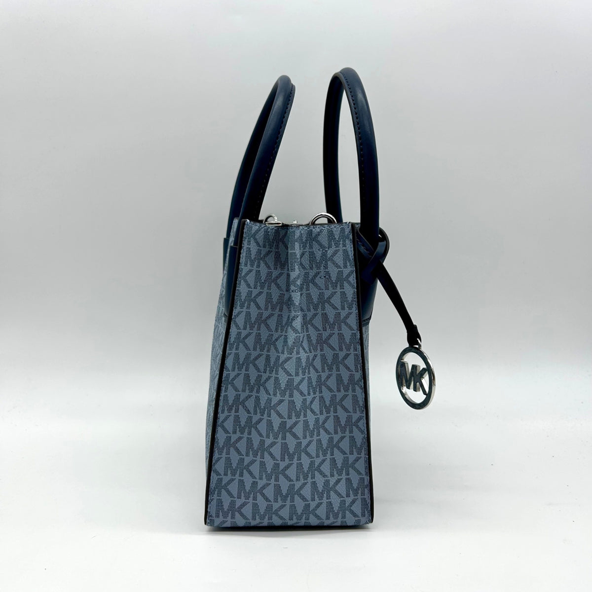 Michael Kors Blue Colorblock Coated Canvas Medium Crossbody