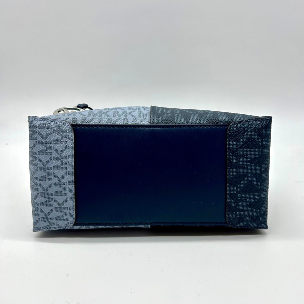 Michael Kors Blue Colorblock Coated Canvas Medium Crossbody