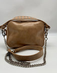 MMS Brands Brown Faux Leather Mini Cargo-Style Crossbody Bag