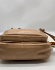 MMS Brands Brown Faux Leather Mini Cargo-Style Crossbody Bag
