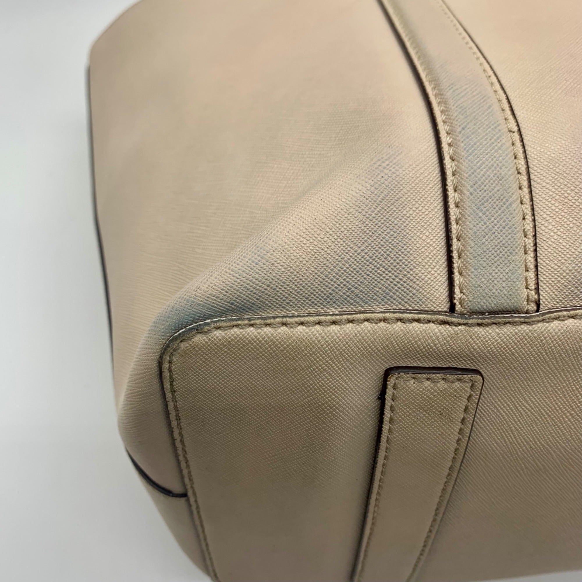 Kate Spade Cream Saffiano Leather Newbury Lane Dally Tote Bag