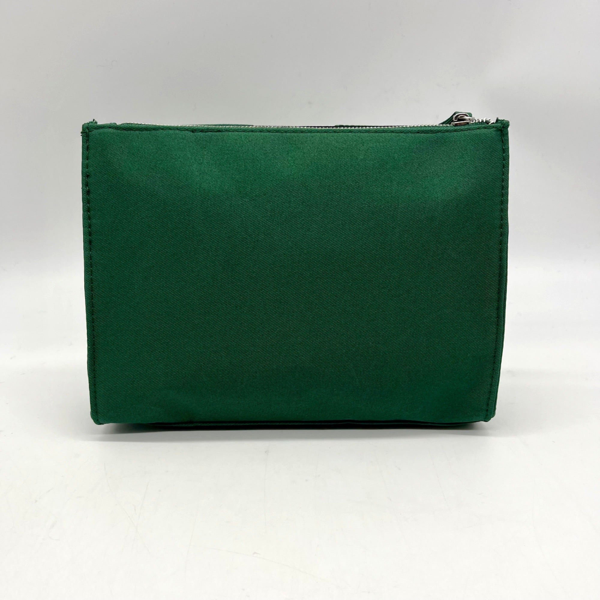 Prada Beauty Forest Green Cosmetic Pouch