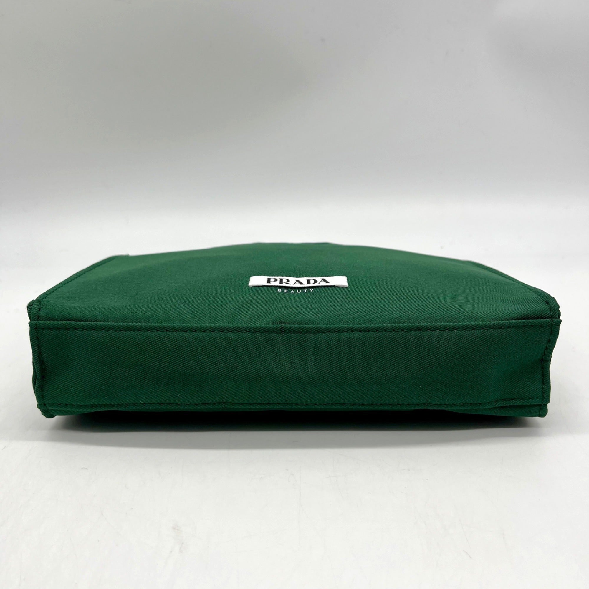 Prada Beauty Forest Green Cosmetic Pouch