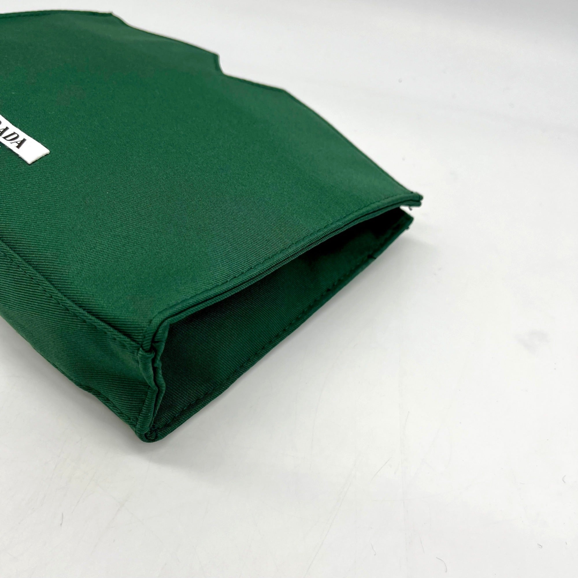 Prada Beauty Forest Green Cosmetic Pouch