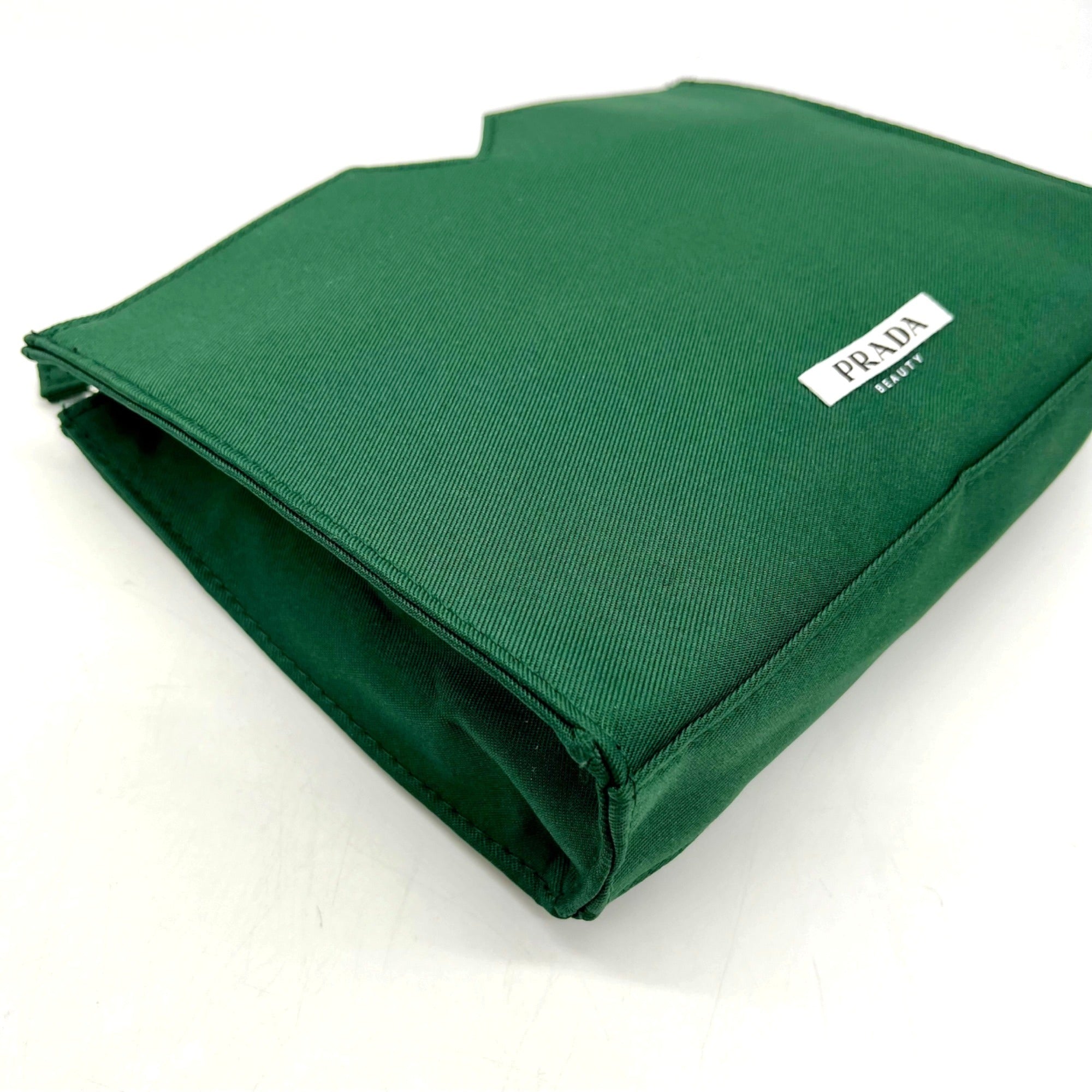 Prada Beauty Forest Green Cosmetic Pouch