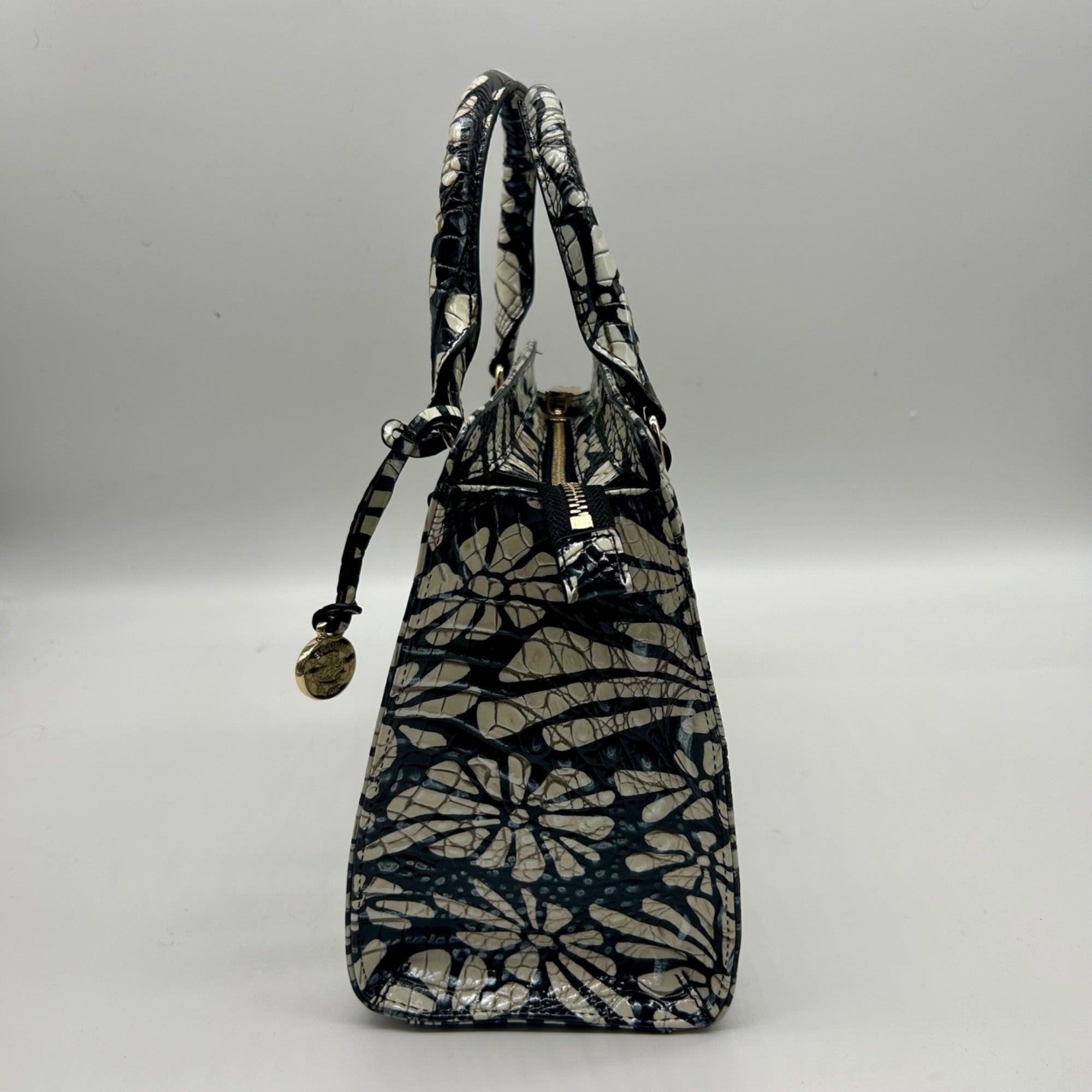 Brahmin Daisy Batik Leather Cami Satchel Bag