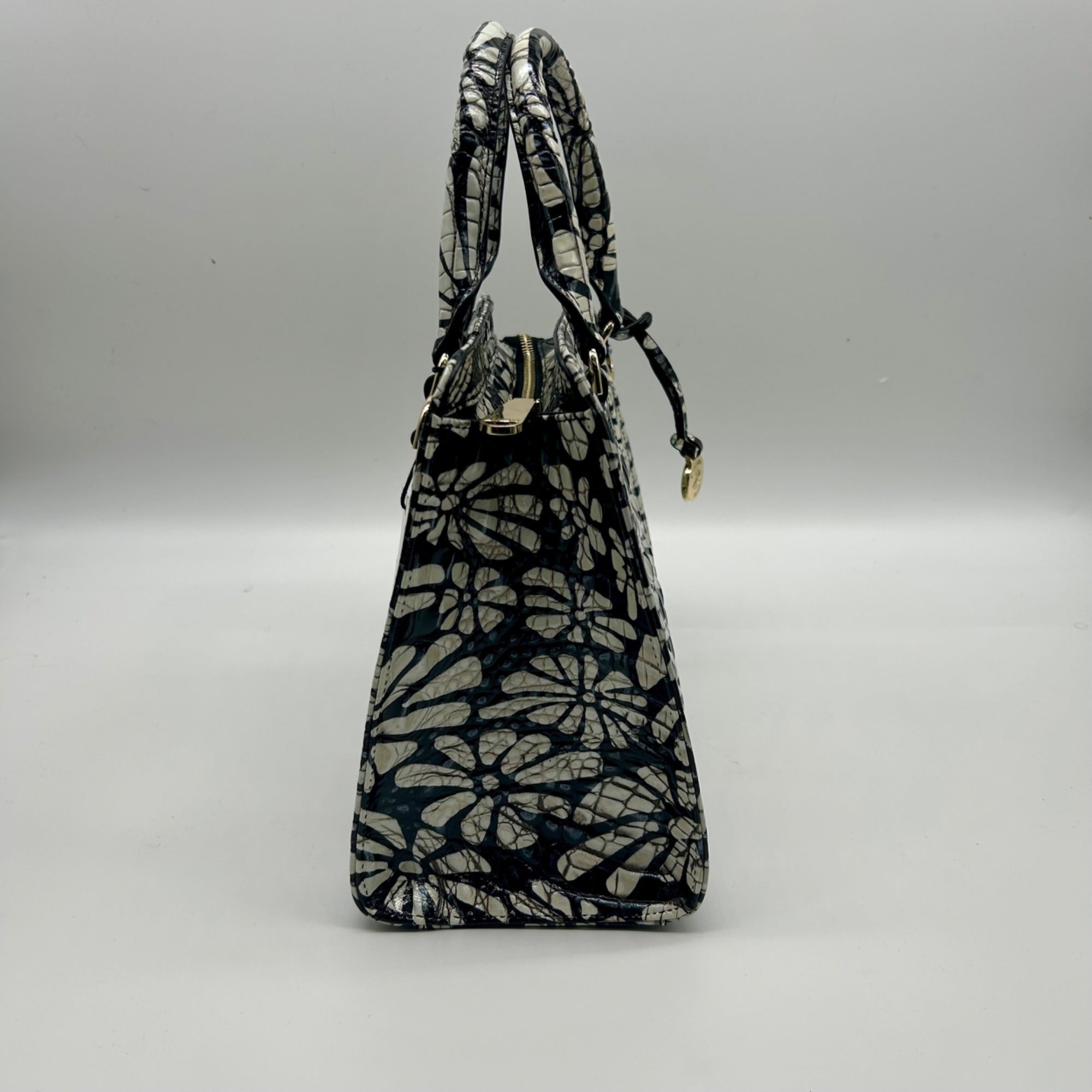 Brahmin Daisy Batik Leather Cami Satchel Bag