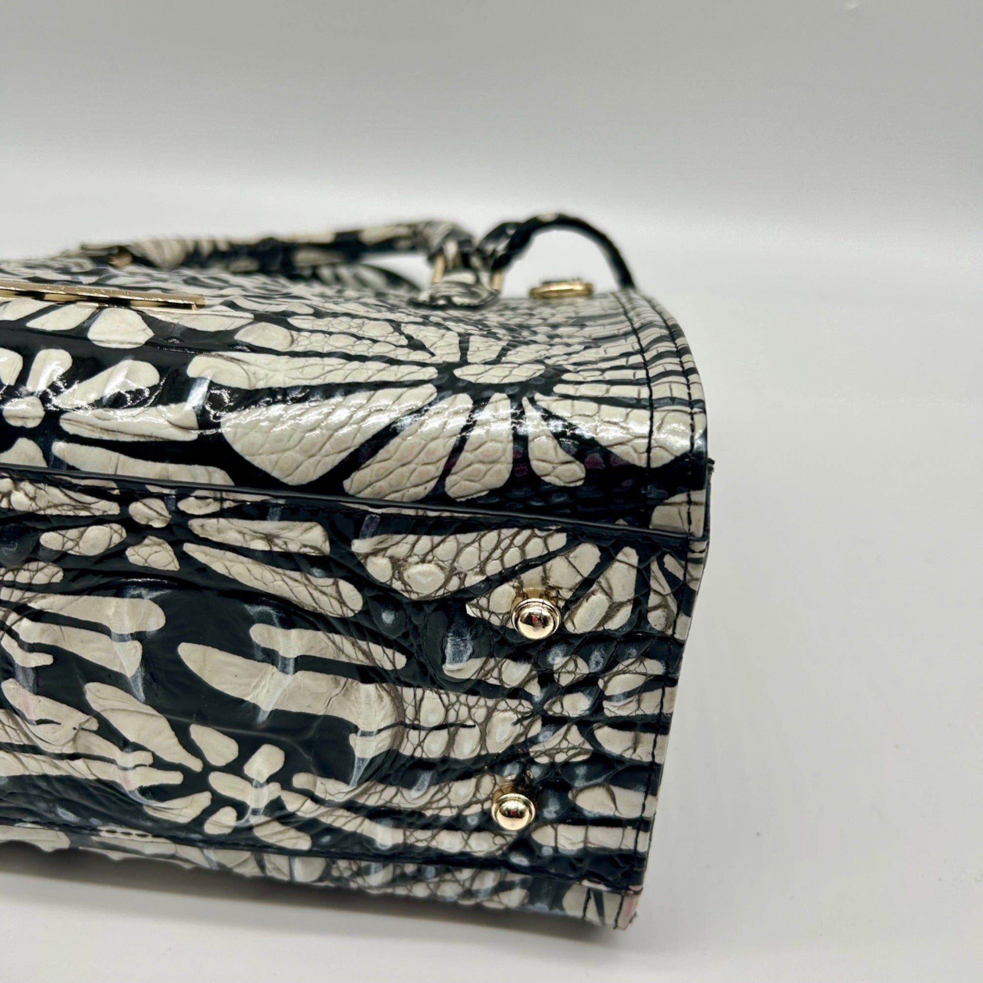 Brahmin Daisy Batik Leather Cami Satchel Bag
