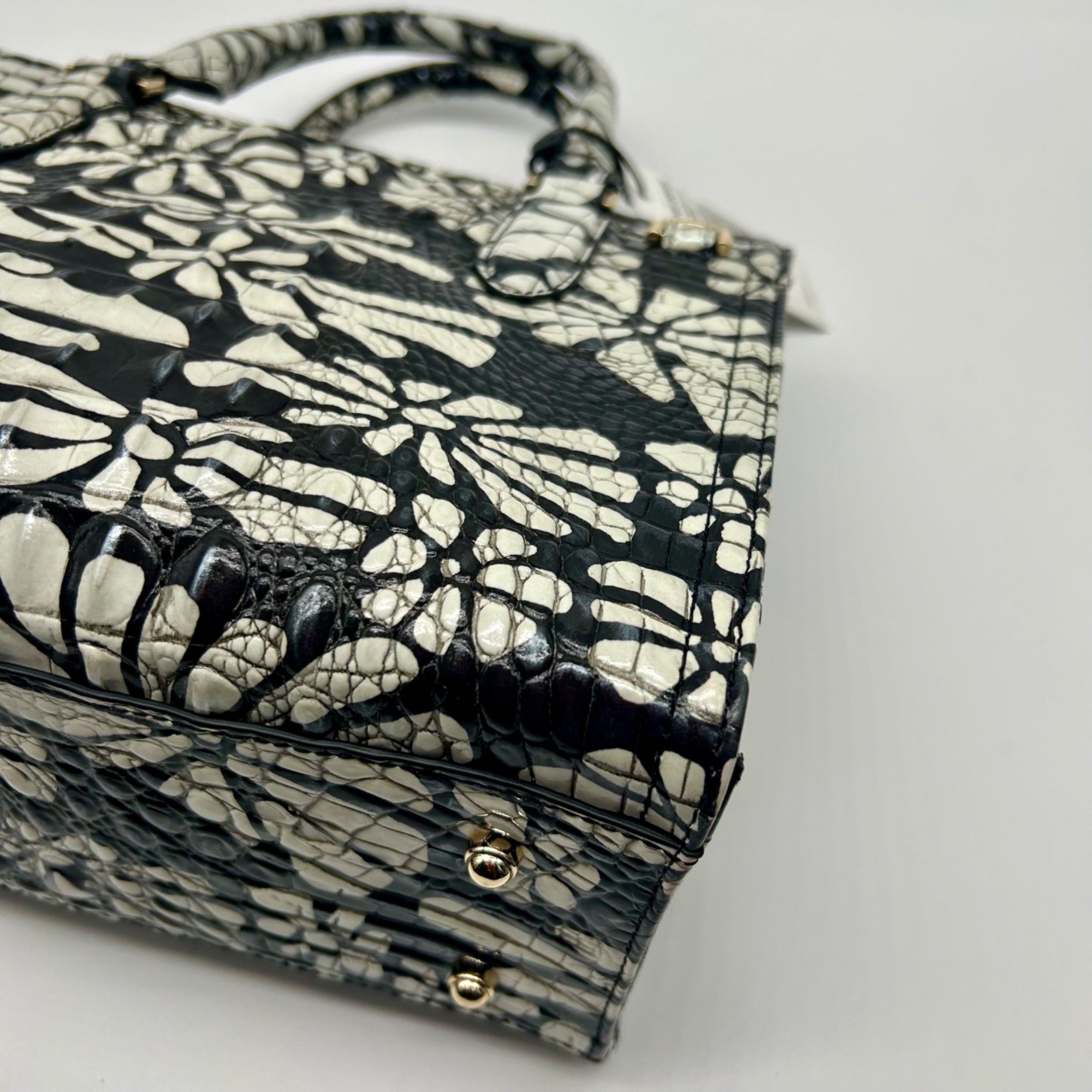 Brahmin Daisy Batik Leather Cami Satchel Bag