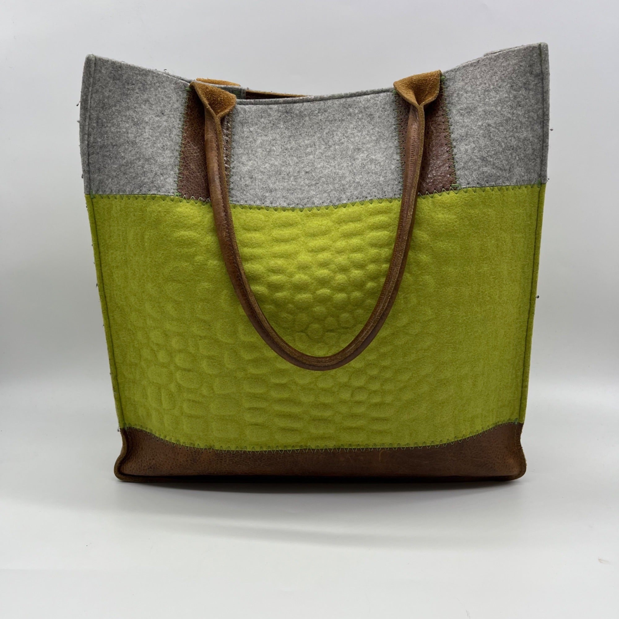 Graf and Lantz Green Fabric Tote