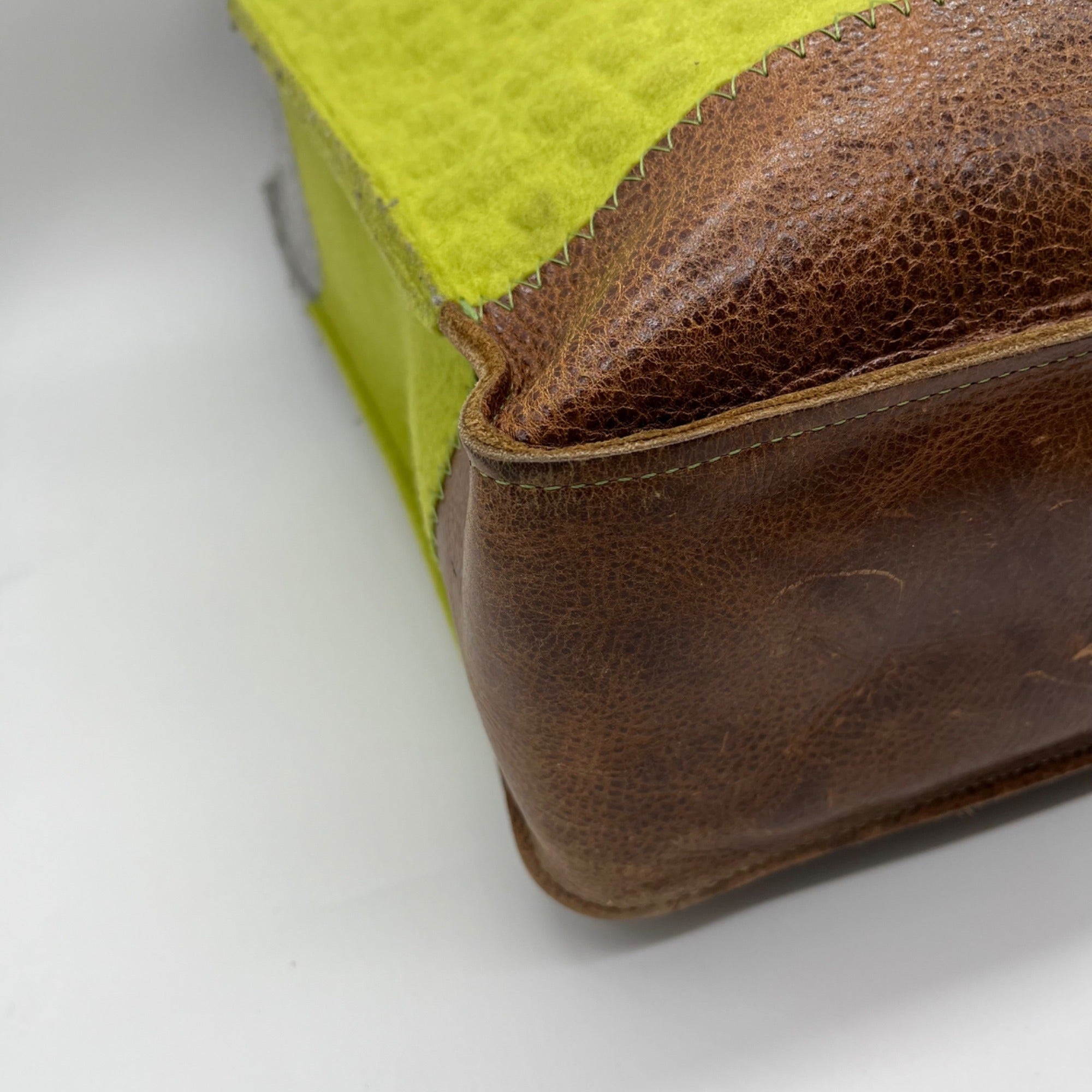 Graf and Lantz Green Fabric Tote