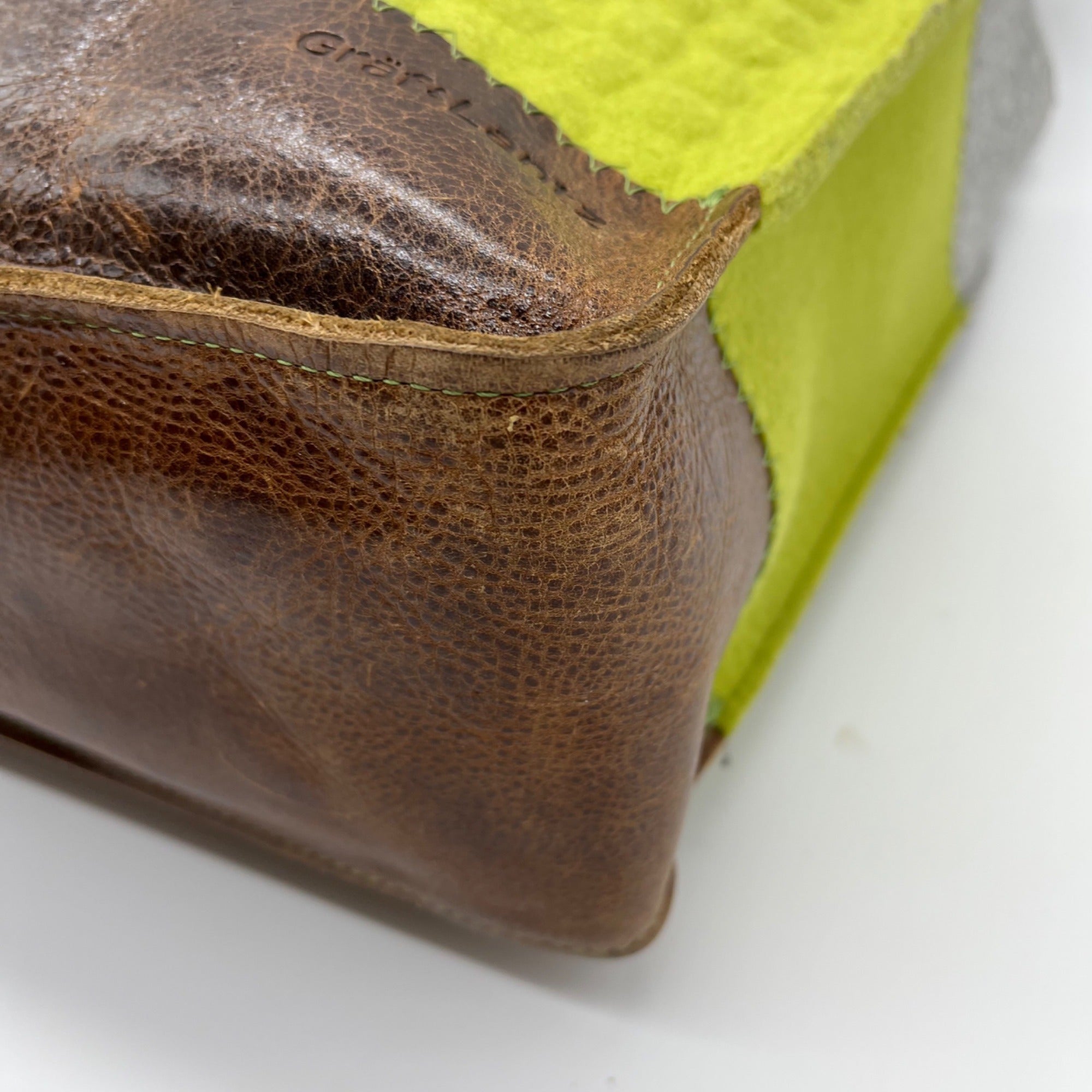 Graf and Lantz Green Fabric Tote