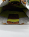 Graf and Lantz Green Fabric Tote