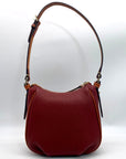 Dooney & Bourke Red Pebble Grain Margo Convertible Crossbody