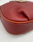 Dooney & Bourke Red Pebble Grain Margo Convertible Crossbody