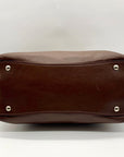 Prada Brown Cervo Leather Hobo Bag