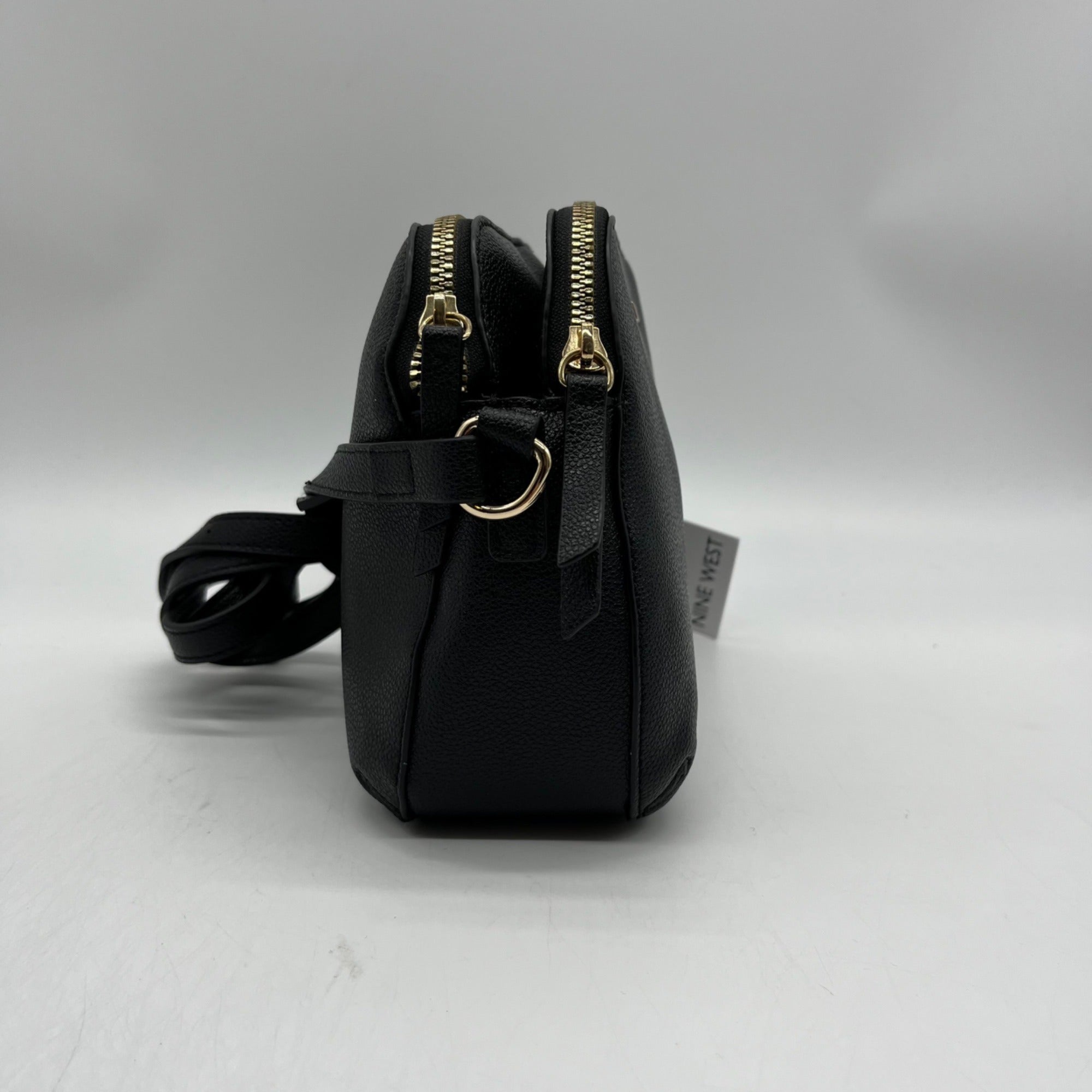 Nine West Black Cibrina Dome Crossbody Bag