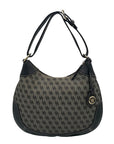 Dooney & Bourke Gray Monogram Canvas Shoulder Bag