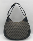 Dooney & Bourke Gray Monogram Canvas Shoulder Bag