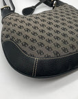 Dooney & Bourke Gray Monogram Canvas Shoulder Bag