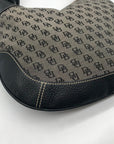 Dooney & Bourke Gray Monogram Canvas Shoulder Bag