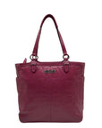 Coach Purple Patent Leather Gallery Embossed Tote Bag F19818