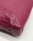 Coach Purple Patent Leather Gallery Embossed Tote Bag F19818