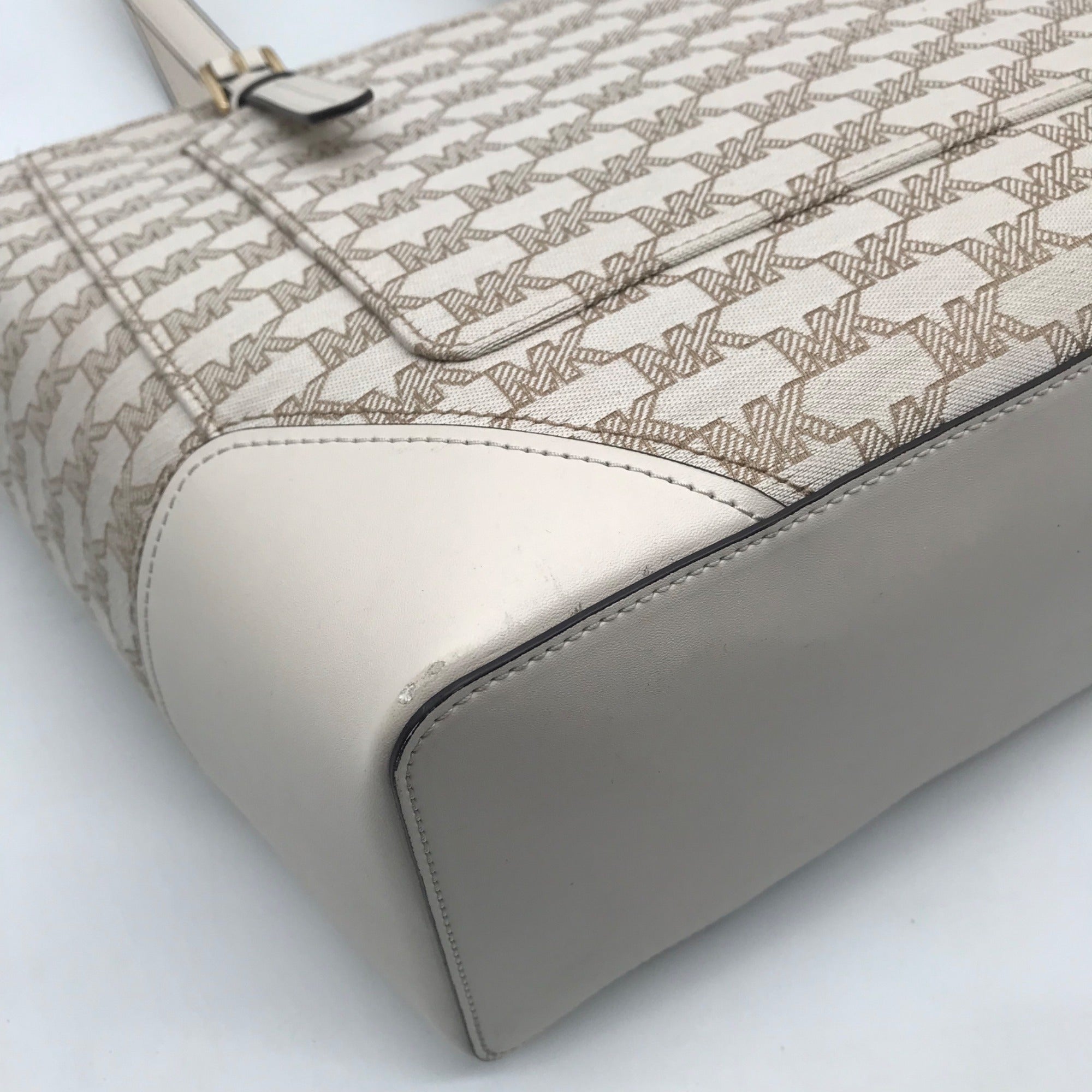Michael Kors Signature Canvas Natural Beige Aria Tote