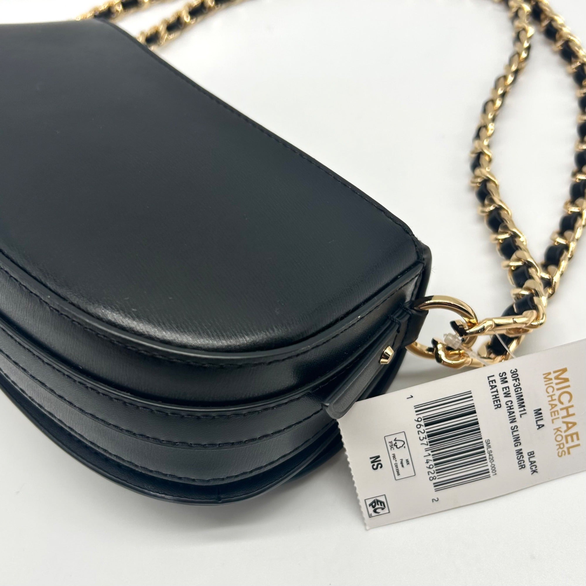 Michael Kors Mila Small East West Chain Sling Crossbody