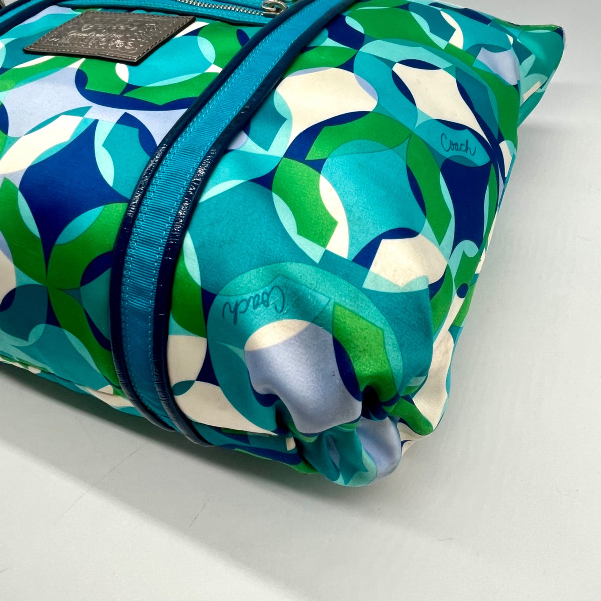 Coach Poppy OP Art Kaleidoscope Glam Tote Bag 14747