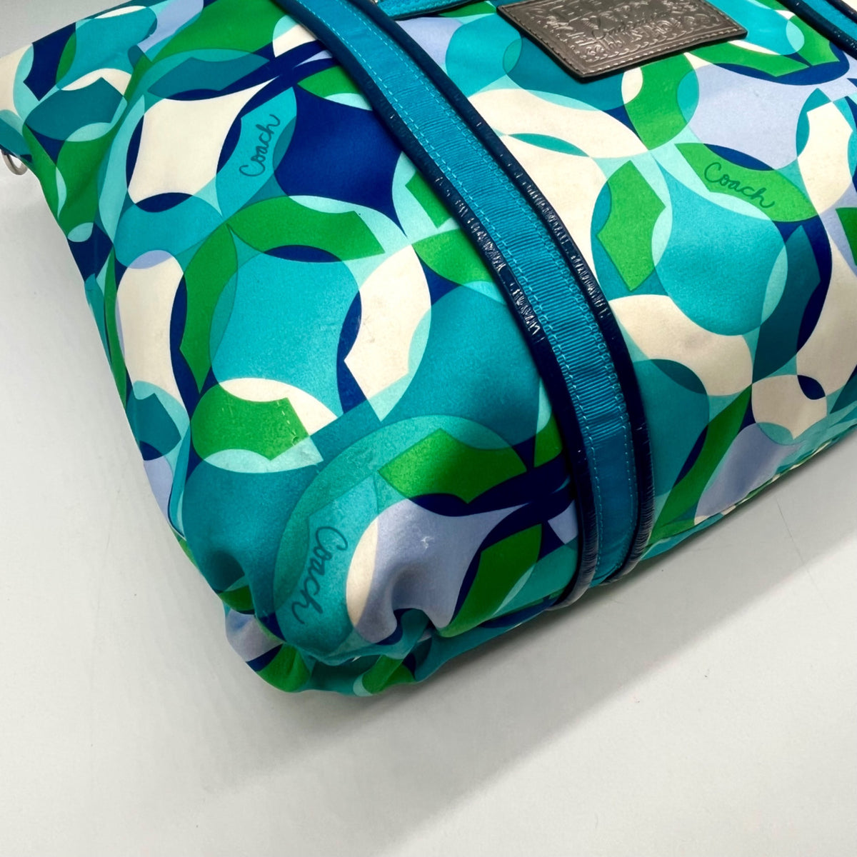 Coach Poppy OP Art Kaleidoscope Glam Tote Bag 14747