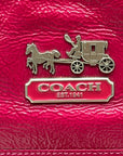 Coach Fuchsia Madison Leather Maggie Shoulder Bag-14118