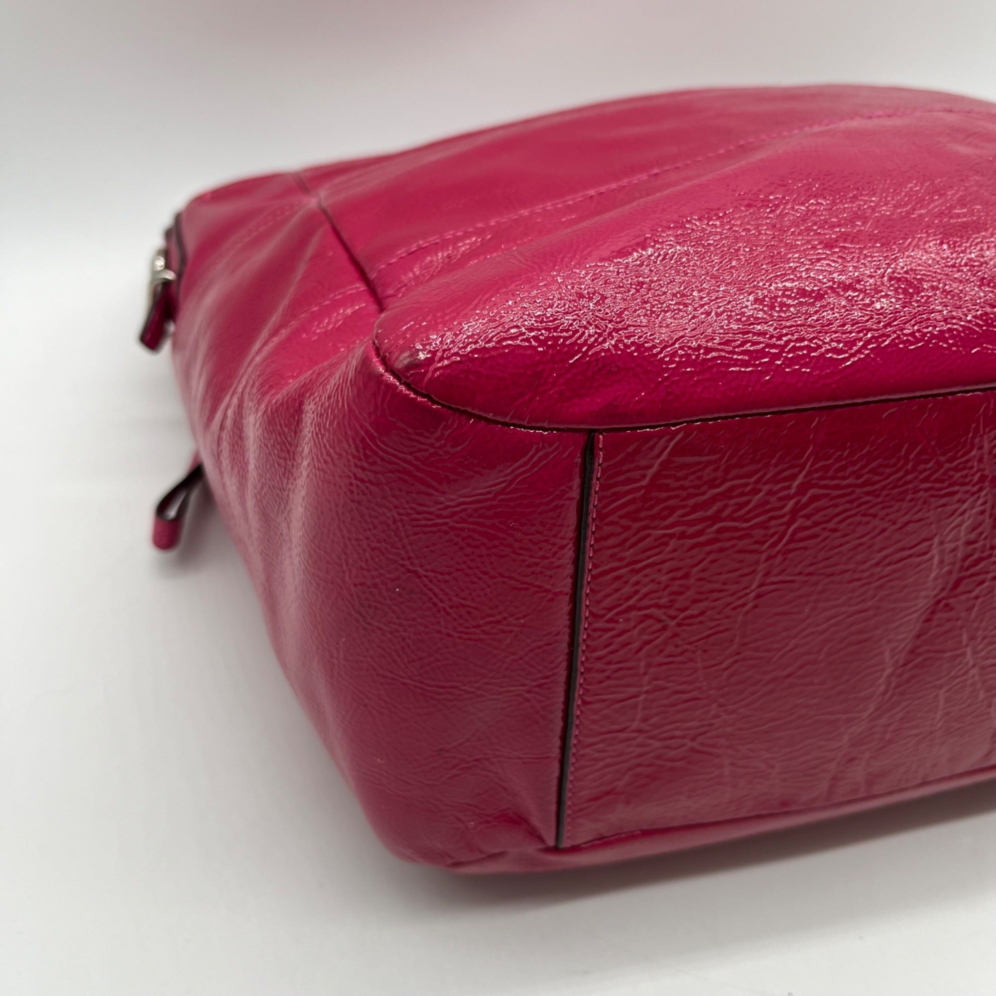 Coach Fuchsia Madison Leather Maggie Shoulder Bag-14118