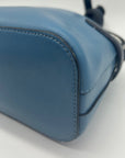 Kate Spade Blue Staci Saffiano Leather Colorblock Dome Crossbody Bag