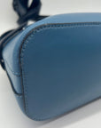 Kate Spade Blue Staci Saffiano Leather Colorblock Dome Crossbody Bag