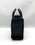 Michael Kors Black Leather Small East West Gigi Messenger Tote