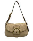 Vintage Coach Beige Pebbled Leather Soho Shoulder Bag 11840