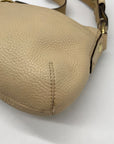 Vintage Coach Beige Pebbled Leather Soho Shoulder Bag 11840