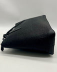 Kate Spade Black Leather Shimmy Tote Bag